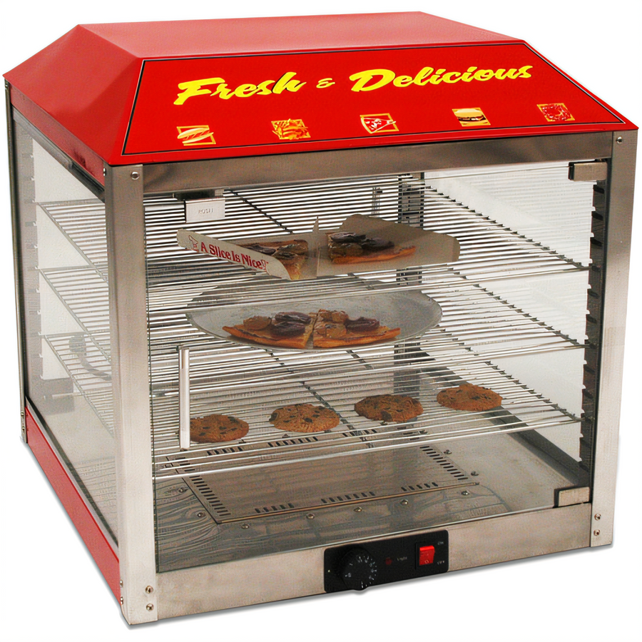 Product image #1 for Benchmark 18-Inch Countertop Two-Door Pass-Thru Hot Food Display Case