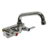 Thumbnail image #1 for Advance Tabco K-125 4-Inch Centers Splash Mount Faucet with 6-Inch Swing Spout