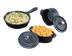 Thumbnail image #1 for Oval Cast Iron Mini Baking Dish with Handles, 11.5 oz., 5 x 2-5/8 x 1-3/4 Inch
