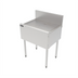 Thumbnail image #2 for Top Shelf 28-Inch Wide Freestanding Stainless Steel Underbar Drainboard with 6-Inch Backsplash