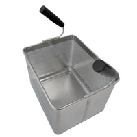 Trento Rectangular Half-Size Pasta Cooker Basket with Two Handles
