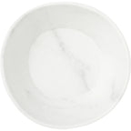 Thumbnail image #1 for CFS Brands Ridge 5310837 22 oz. Freeform Melamine Bowl, 6-7/8 in., White Marble Case of 12