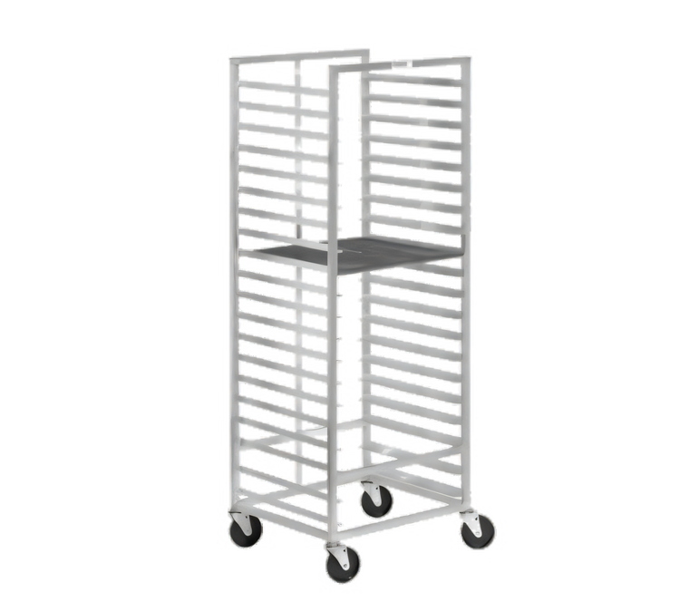 Product image #1 for 550A Mobile Aluminum Donut Screen Rack for 23" x 33" Screens, 20 Capacity