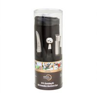 Mercer Culinary 8-Piece Garnishing Kit with Storage Roll