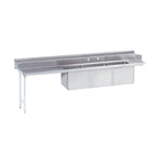 Thumbnail image #1 for Advance Tabco DTC-3-2020-120L 119-Inch 3-Compartment Sink Dishtable with Left Drainboard, 20 x 20 x 14-Inch Bowls, 16-Gauge 304 Stainless Steel