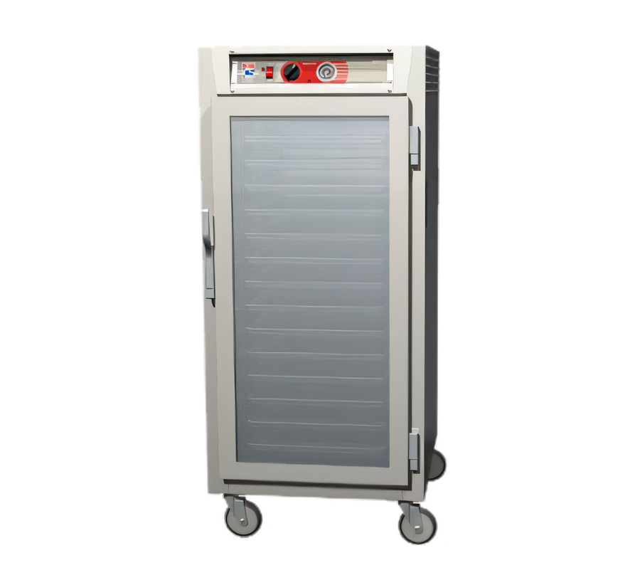 Product image #1 for Metro C5 6 Series 3/4 Height Mobile Heated Holding Cabinet with Clear Glass Doors and Universal Wire Slides