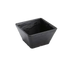 Thumbnail image #1 for American Metalcraft 23 oz Square Break-Resistant Melamine Bowl, Faux Slate Black