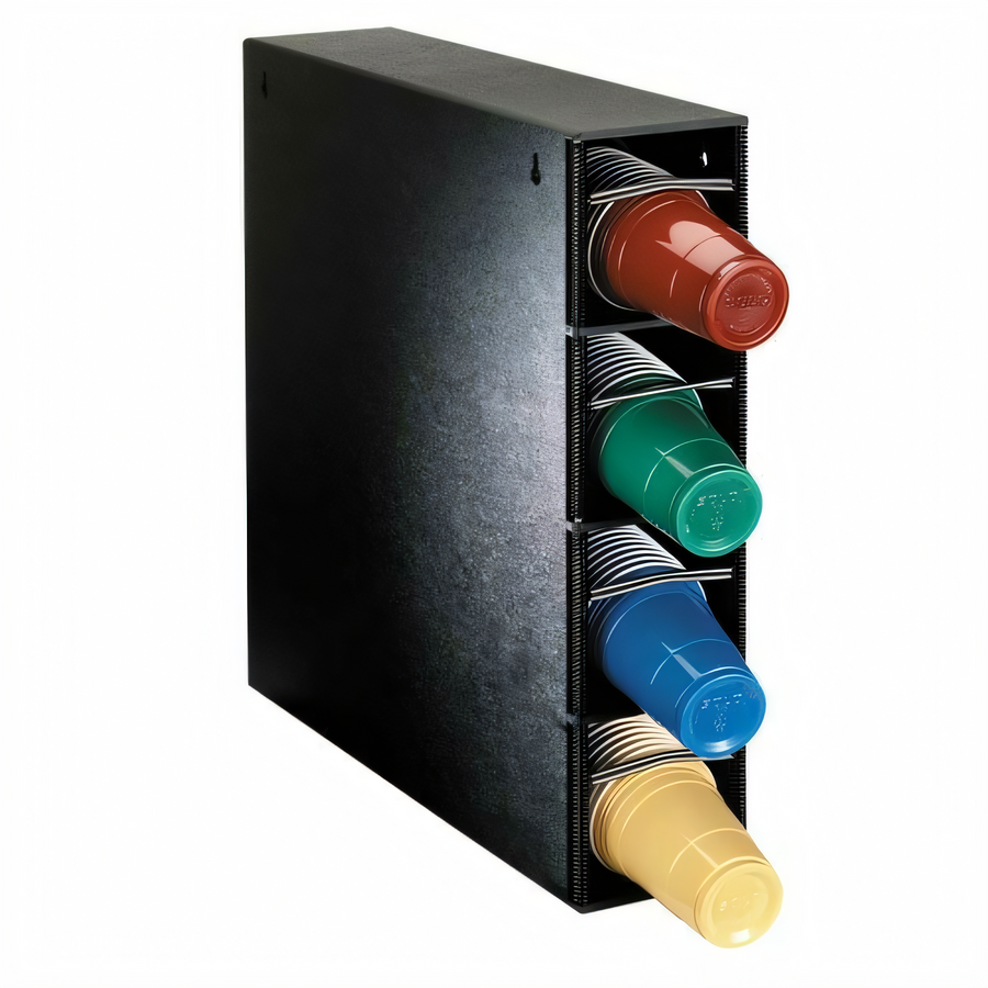 Product image #1 for Dispense-Rite PL-CT-4BT 4-Section Adjustable Countertop Cup Dispensing Cabinet