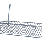 Thumbnail image #1 for Quantum SG-SLH201412GY Slanted Lid/Tray Drying Rack, 20-1/2"W x 13-3/4"D x 10-1/2"H, Gray Epoxy Antimicrobial Finish, NSF