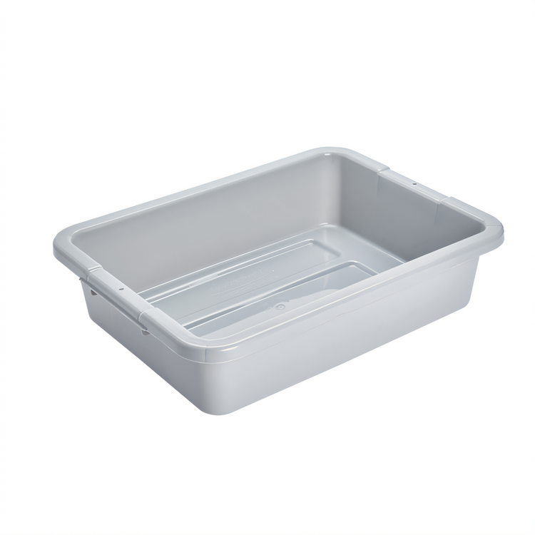 Product image #1 for Rubbermaid Commercial 4-5/8 Gallon Gray Plastic Bus Tub / Utility Box