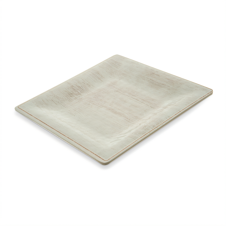Product image #1 for Grove 8.5-Inch Square Melamine Dinner Plate, Buff