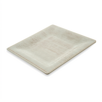 Grove 8.5-Inch Square Melamine Dinner Plate, Buff
