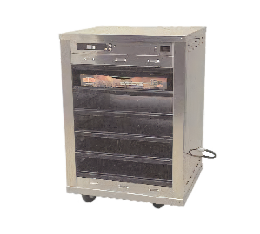Product image #1 for Carter-Hoffmann DF1818-5 Heated Doorless Pass-Through Half-Height Pizza Box Holding Cabinet, 5-Shelf