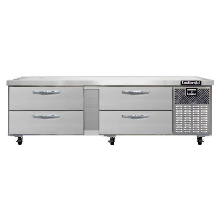 Product image #1 for Continental Refrigerator D84GFN Two-Section 84-Inch Freezer Griddle Stand with 4 Drawers