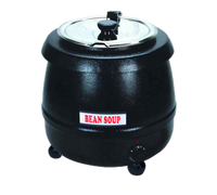 Eurodib SB6000 Countertop Electric Soup Kettle, 10 Liter, Black