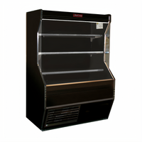 Howard-McCray 32E Series 74 Inch Dairy Open Merchandiser Open-Air Cooler, Open Front, Remote Refrigeration, Black
