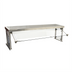 Thumbnail image #1 for BK Resources Multi-Use Adjustable Sneeze Guard with Shelf for 5-Well Steam Tables