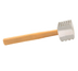 Thumbnail image #1 for Crestware Cast Aluminum Meat Tenderizer with Wood Handle, 2-3/4 x 2-2/4 x 3 Inch