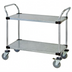 Thumbnail image #1 for Quantum 36 x 24 Two-Shelf Galvanized Steel Utility Cart