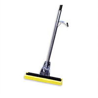 Rubbermaid Commercial Products 12-Inch Steel Roller Sponge Mop, Cellulose Head, Bronze