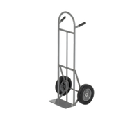 Channel Steel Stocking Hand Truck with Dual Pin Handles and Mold-On Rubber Wheels