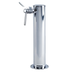 Thumbnail image #1 for Micro Matic Countertop Air-Cooled Column Wine Font, Single Side-Pull Faucet, 3-Inch Diameter x 12-Inch H, Polished Stainless Steel