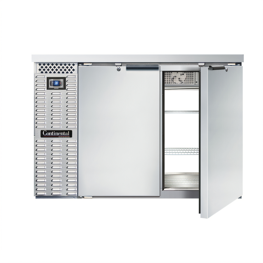 Product image #1 for Continental Refrigerator BB50SNSSPT 50" Shallow Depth Pass-Thru Back Bar Cooler