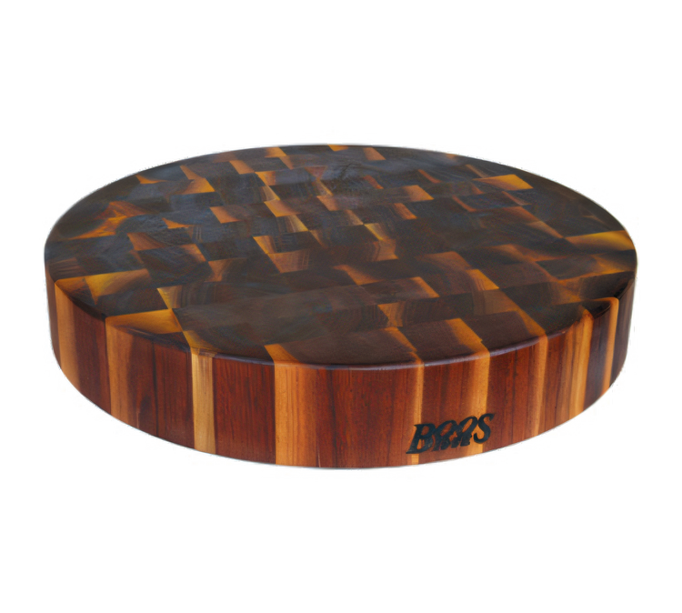 Product image #1 for John Boos Boos Block Round American Black Walnut End Grain Chinese Chopping Block, 18 Inch Diameter x 3 Inch Thick