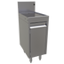 Thumbnail image #1 for Glastender 12-Inch Wide x 19-Inch Deep Underbar Stainless Steel Drainboard Cabinet Base with Hinged Door