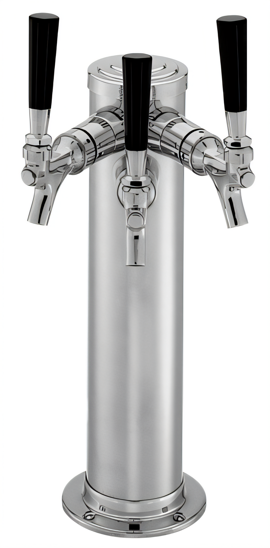 Product image #1 for Perlick Draft Arm Style Countertop Wine Dispensing Kit with 3 Faucets, Chrome