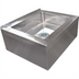 Thumbnail image #1 for Stainless Steel Floor-Mount Mop Sink with 20 x 16 x 6 Inch Bowl and Drain Basket