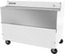 Thumbnail image #1 for Beverage-Air 58-Inch White Forced-Air Single-Access Flat-Top School Milk Cooler, 24 Cu. Ft.