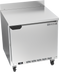 Thumbnail image #1 for Beverage Air 32-Inch One-Section Worktop Freezer with Solid Door, 7.2 Cu. Ft., Rear-Mounted R290 Refrigeration