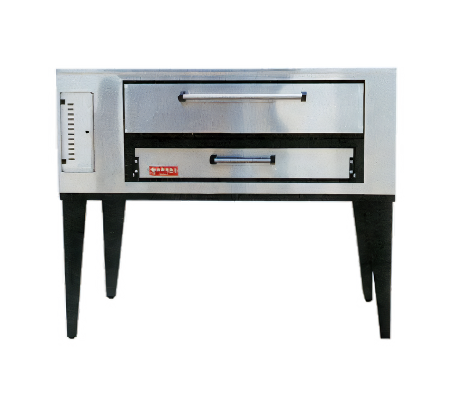 Product image #1 for Marsal SD-448 Single Deck Gas Pizza Oven, 4-Pie Capacity, 36 x 48-Inch Chamber