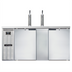 Thumbnail image #1 for Continental Refrigerator KC69NSS 69-Inch Two-Tap Three-Keg Cooler