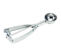 Crestware #100 Ambidextrous Ice Cream Disher with Squeeze Handle, 18/8 Stainless Steel