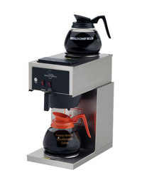 Bloomfield Koffee King® 2-Warmer Low-Profile Pour-Over Commercial Drip Coffee Brewer, Manual Fill, 120V