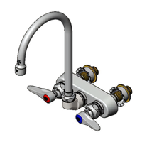 T&S Brass B-1146-XS Wall-Mount Workboard Faucet with 5-3/4