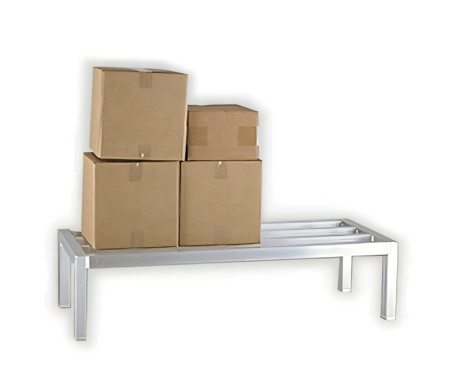 Product image #1 for New Age 2029 Heavy-Duty Aluminum Dunnage Rack, 24 x 18 x 12 in., 3,200 lb. Capacity