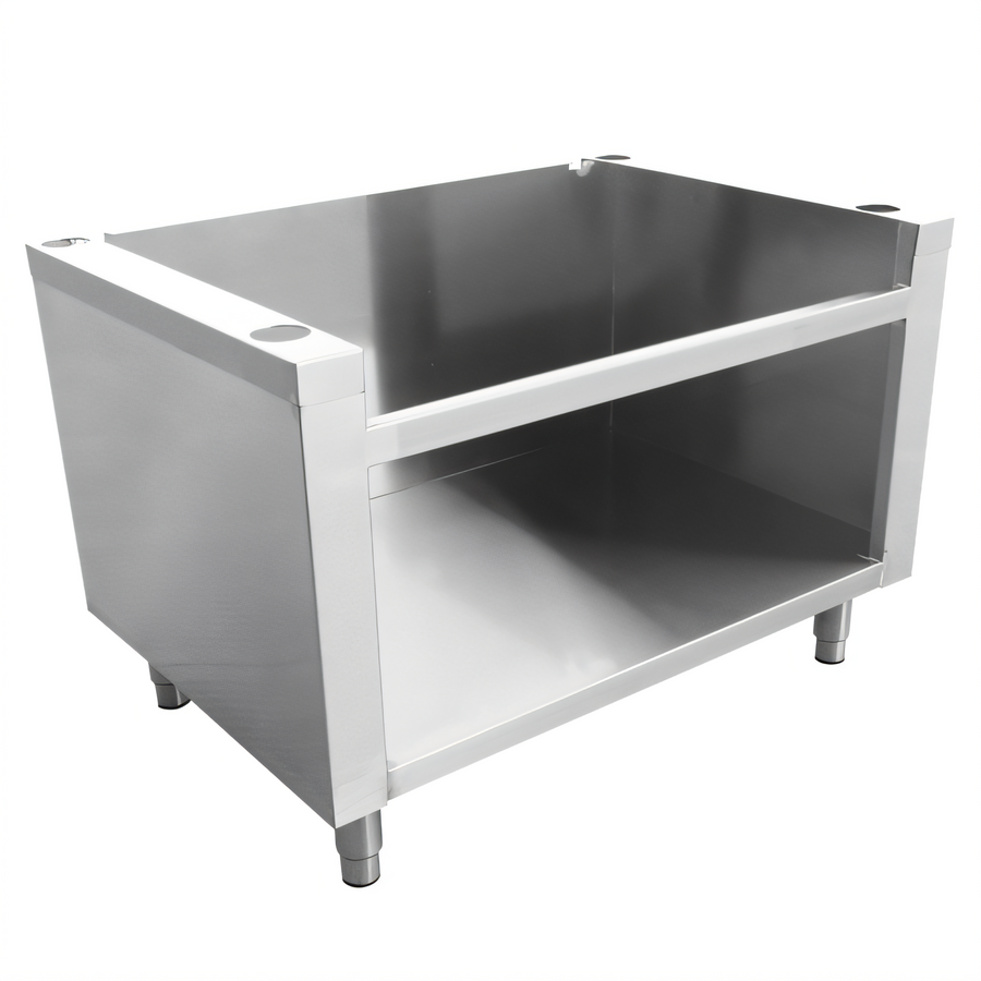 Product image #1 for Open-Top, Open-Front Stainless Steel Cabinet Base for 36-Inch Gas Countertop Ranges