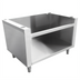 Thumbnail image #1 for Open-Top, Open-Front Stainless Steel Cabinet Base for 36-Inch Gas Countertop Ranges