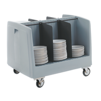 Metro DSD11 Double-Sided Side-Load Polymer Dish and Tray Cart