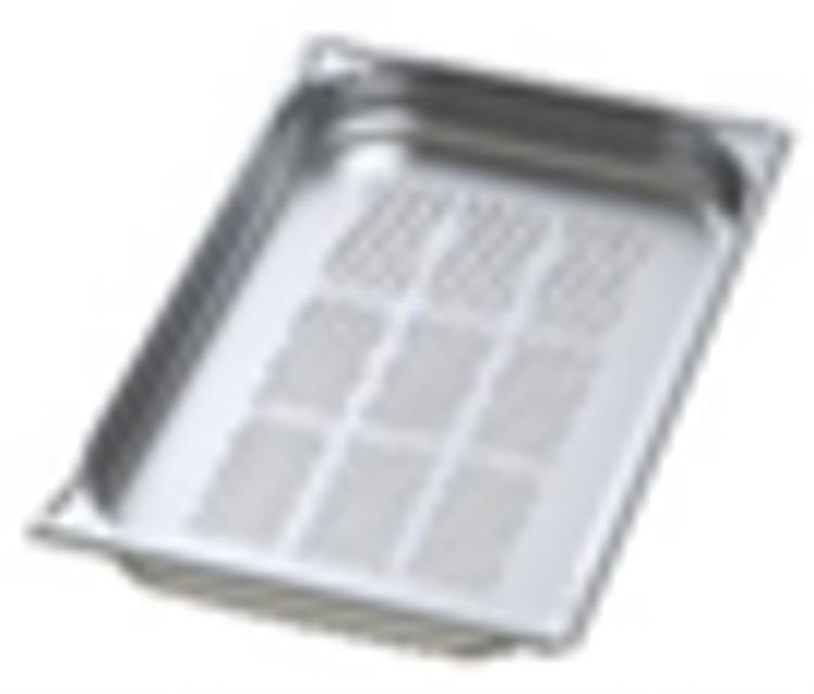 Product image #1 for Henny Penny 1/1 GN Perforated Stainless Steel Hotel Pan, 1.57-Inch Deep