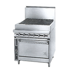 Thumbnail image #1 for Jade Range (Middleby) Titan JTRH-18B 18-Inch Heavy-Duty Gas Charbroiler with Cabinet Base, Stainless Steel, 45,000 BTU