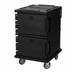 Thumbnail image #2 for Cambro Ultra Camcart® Double-Compartment Front-Loading Insulated Food Pan Carrier, Full-Size GN 1/1, Black, 90 Qt.