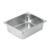 Thumbnail image #1 for Vollrath Super Pan V® 1/2 Size Solid Hotel Pan, 4-Inch Deep, 6.7 Qt, 300 Series Stainless Steel