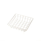 Thumbnail image #1 for American Metalcraft SQGS8 Square Stainless Steel Wire Grid Serving Basket, 8 x 8 x 2 Inches Case of 48
