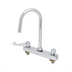 Thumbnail image #1 for Equip 8-Inch Deck Mount Workboard Faucet with 5-1/2-Inch Swivel Gooseneck Spout