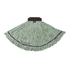 Thumbnail image #1 for Rubbermaid Commercial Products Maximizer 1924815 Medium Green Monofilament Microfiber Looped-End Wet Mop Head Case of 6