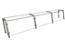 Thumbnail image #1 for Hatco Flav-R-Shield Single-Sided Full-Service Pass-Over Sneeze Guard, 3-Bay, 96 Inch Wide
